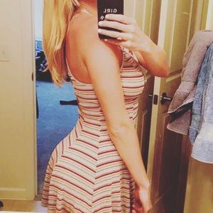 Stripped urban outfitters dress